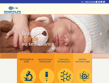 Tablet Screenshot of embryolife.com